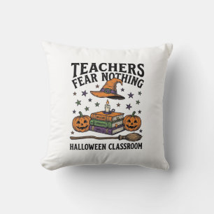 Halloween-Lehrer-Shirt mit Hexenbüchern_1 Kissen