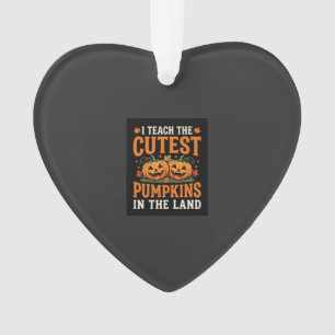 Halloween-Lehrer süßestes Kürbis-Design_1 Ornament