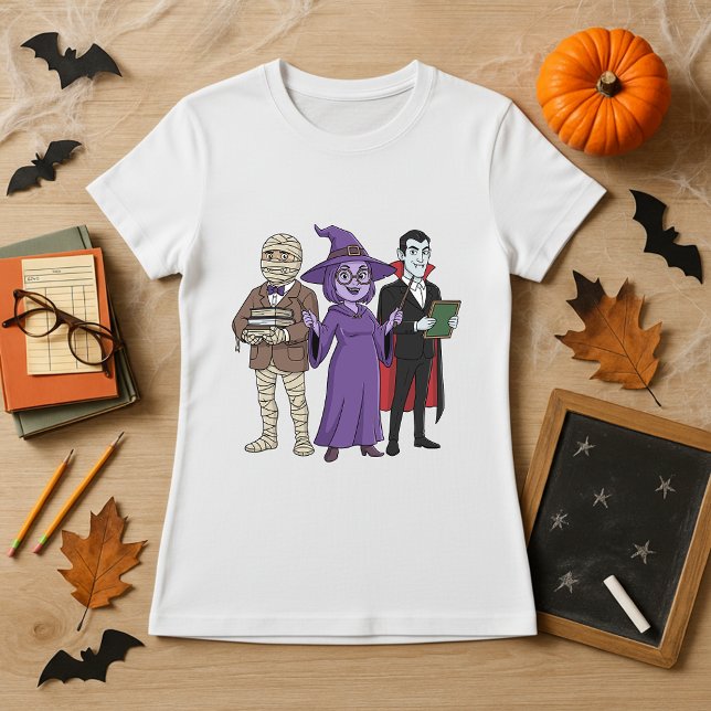 Halloween-Lehrer-Team T-Shirt (Von Creator hochgeladen)