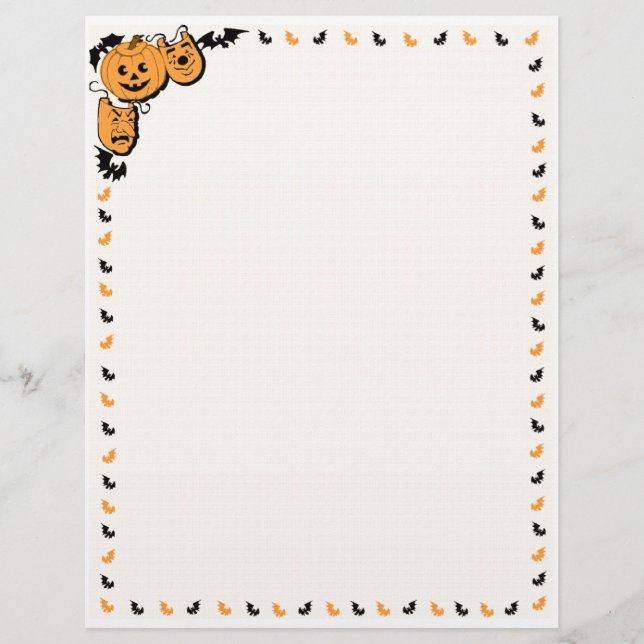 Halloween Letterhead (Vorderseite)