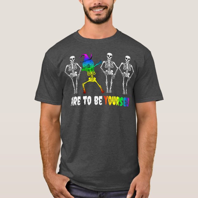Halloween LGBT Pride Costume  Dare To Be Gay T-Shirt (Vorderseite)