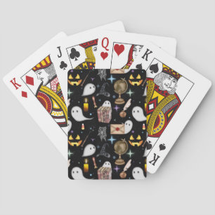 Halloween Library Playing Cards Spielkarten