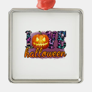 Halloween Liebe Halloween Geburtstag Ornament Aus Metall