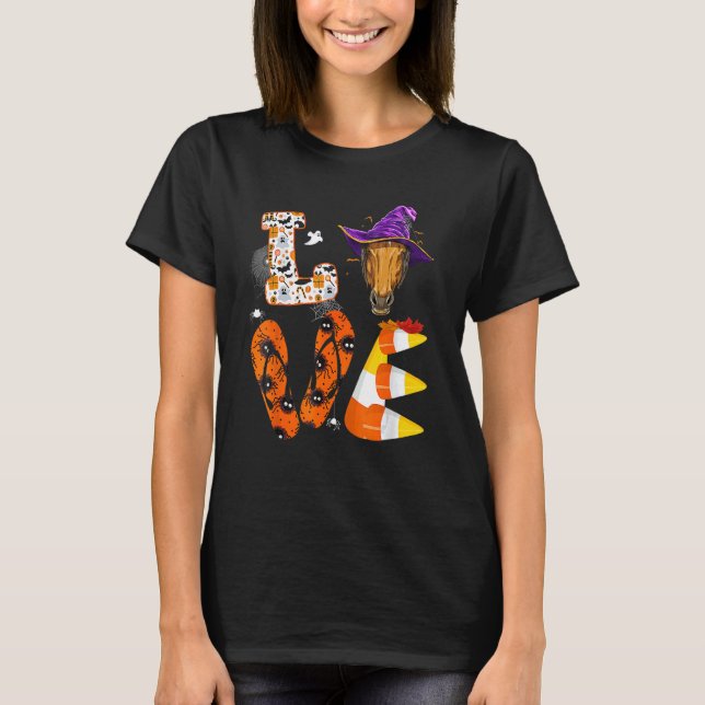 Halloween-Liebe T-Shirt (Vorderseite)