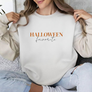 Halloween-Lieblingstypografie Süße Spuk-Saison Sweatshirt