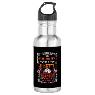 Halloween Lifestyle Fledermaus-Schädel Friedhof Kü Edelstahlflasche