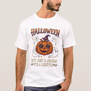 Halloween Lifestyle Kürbis Sonnenbrille Hexenhut G T-Shirt