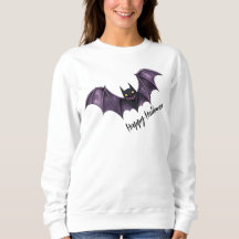 Halloween Lila Black Bats Spooky Beängstigend
