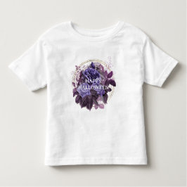 Halloween Lila Gotische Rose Kleinkind T-shirt