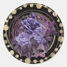 Halloween Lila Gotische Rose