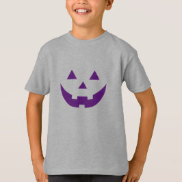 Halloween lila Kürbislaterne Kürbiskürbis T-Shirt