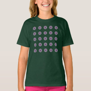 Halloween Lila Polka Dot Eyes T-Shirt