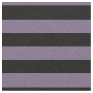 Halloween Lila und Black Bold Stripes Stoffe