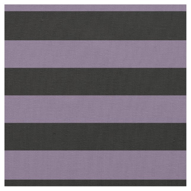 Halloween Lila und Black Bold Stripes Stoffe (Nahaufnahme)