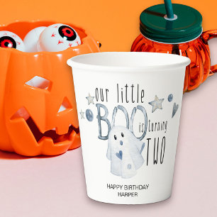 Halloween Little Boo 2. Geburtstag Party Paper Cup Pappbecher
