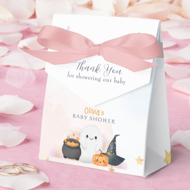 Halloween Little Boo Baby Dusche Geschenkschachtel (Hochzeit)