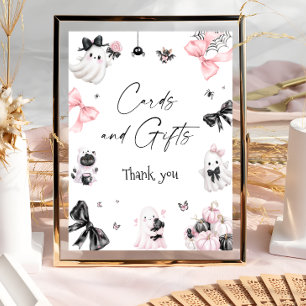 Halloween Little Boo Baby Shower Cards und Geschen Poster