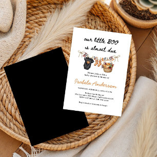 Halloween Little Boo ist bald fällig Baby-Party Einladung