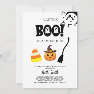 Halloween Little Boo Punkin Kinderdusche Einladung