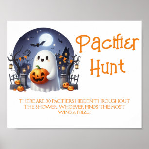 Halloween Little Boo Schnuller Hunt Showspiel Poster