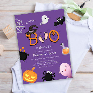 Halloween Little Boo Spooky Baby Dusche Einladung
