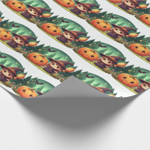 Halloween Little Witch Geschenkpapier