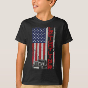 Halloween LKW-Fahrer Putsch Vintagen USA Ame T-Shirt