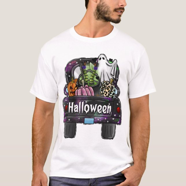 Halloween-LKW T-Shirt (Vorderseite)