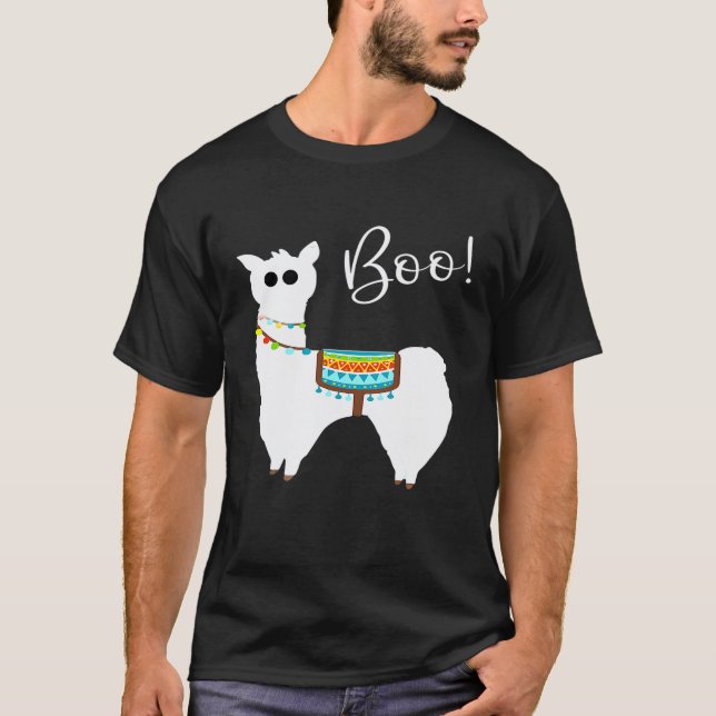 Halloween  Llama Llama Boo Tee (Vorderseite)