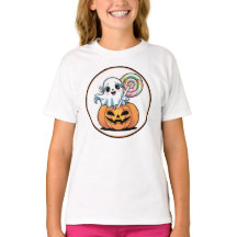 Halloween Lollipop Ghost On Pumpkin