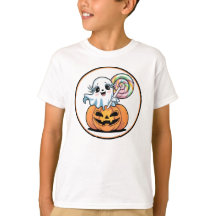Halloween Lollipop Ghost On Pumpkin