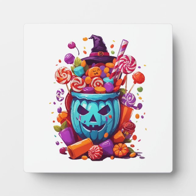 Halloween lustig  fotoplatte (Vorderseite)