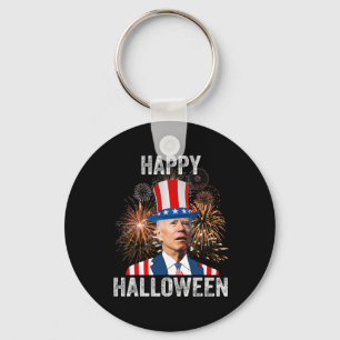 Halloween Lustig Frohes 4. Juli Anti Joe Biden  Schlüsselanhänger