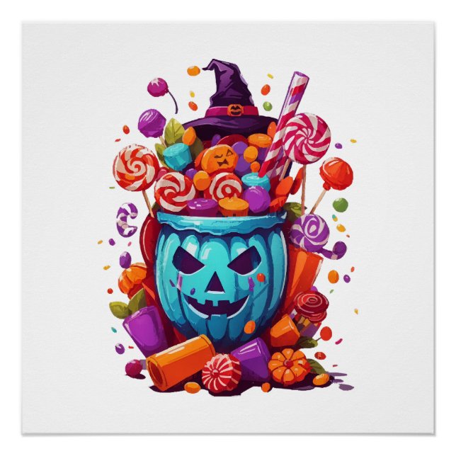 Halloween lustig  poster (Vorderseite)