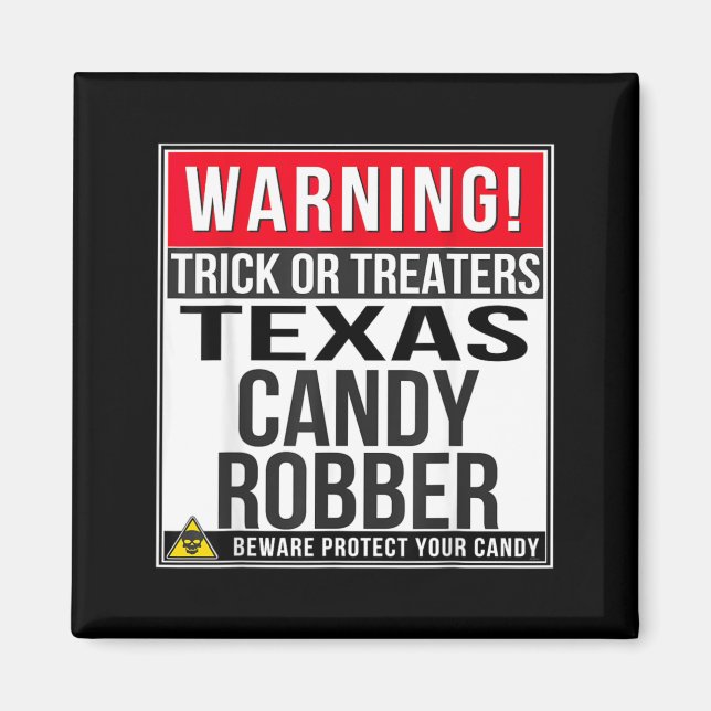 Halloween Lustig Texas Magnet (Vorne)