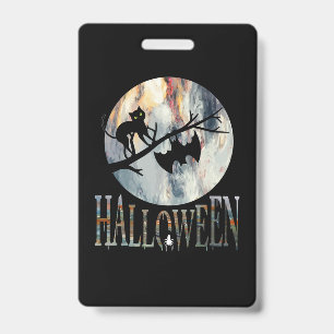 Halloween Lustige Katze Halloween Geburtstag Ausweis