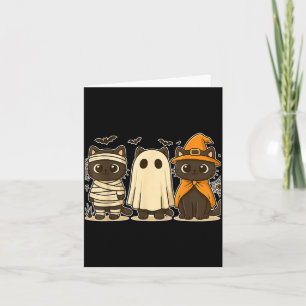 Halloween Lustiger Kürbis Halloween Schwarze Katze Karte