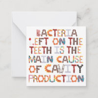 Halloween macht Cavities Funny Card