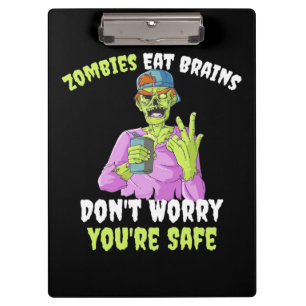 Halloween macht dir keine Sorgen, dass du sicher b Klemmbrett