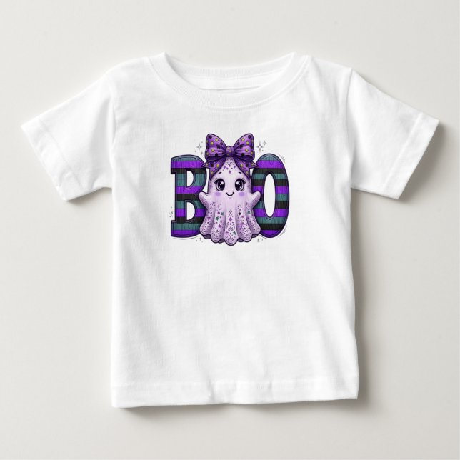 Halloween-Mädchen Geist Baby T-shirt (Vorderseite)