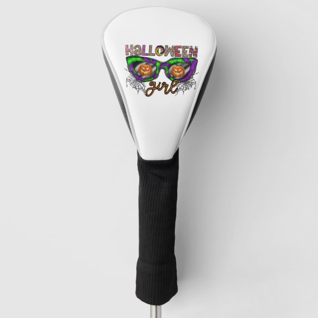 Halloween-Mädchen Golf Headcover (Vorderseite)