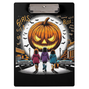 Halloween-Mädchen Klemmbrett