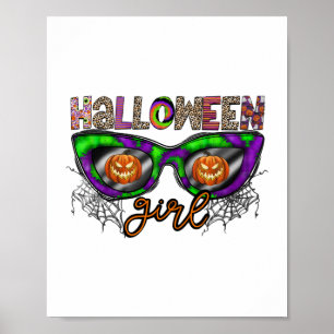 Halloween-Mädchen Poster