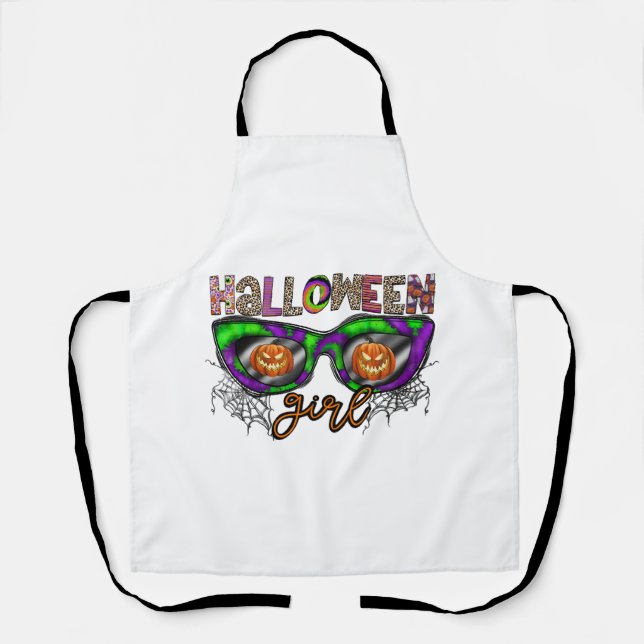 Halloween-Mädchen Schürze (Vorderseite)