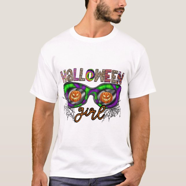 Halloween-Mädchen T-Shirt (Vorderseite)