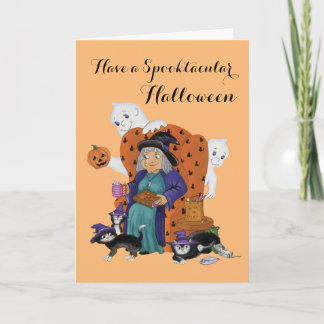 Halloween-Magie Karte