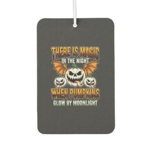 Halloween-Magie-Kürbis-Mondlicht-Horror-Vektor Autolufterfrischer