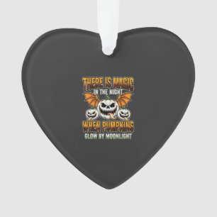 Halloween-Magie-Kürbis-Mondlicht-Horror-Vektor Ornament