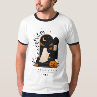 Halloween-Magietür – Gruselige Nacht T-Shirt