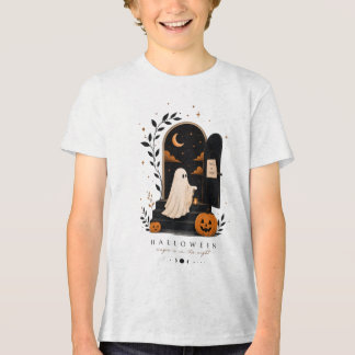 Halloween-Magietür – Gruselige Nacht Tri-Blend Shirt